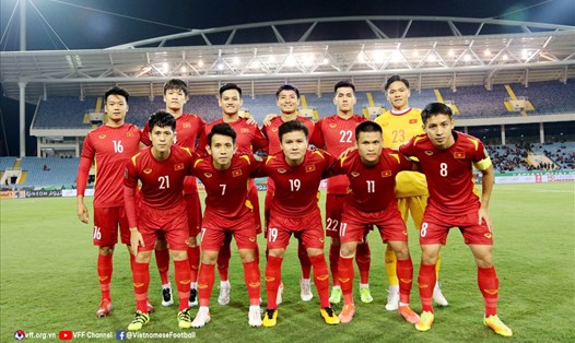 Đội tuyển Việt Nam có đợt tập trung đầu tiên trong năm 2022. Ảnh: VFF