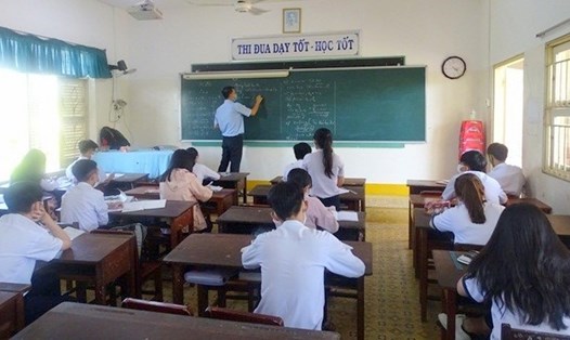 Tỉnh Cà Mau tăng tốc ôn tập cho học sinh chuẩn bị cho kỳ thi THPT sắp tới. Ảnh: Trúc Đào