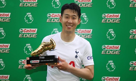 Son Heung-min làm nên lịch sử với Chiếc giày Vàng Ngoại hạng Anh. Ảnh: Premier League.