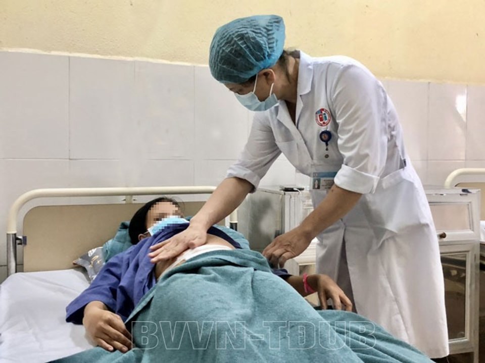 Sản phụ được phẫu thuật thành công. Ảnh: BVCC Sản phụ được phẫu thuật thành công. Ảnh: BVCC