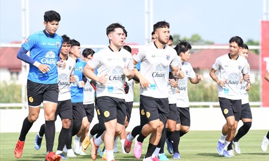 U23 Thái Lan đã sớm hội quân trở lại để chuẩn bị cho vòng chung kết U23 Châu Á 2022. Ảnh: FAT
