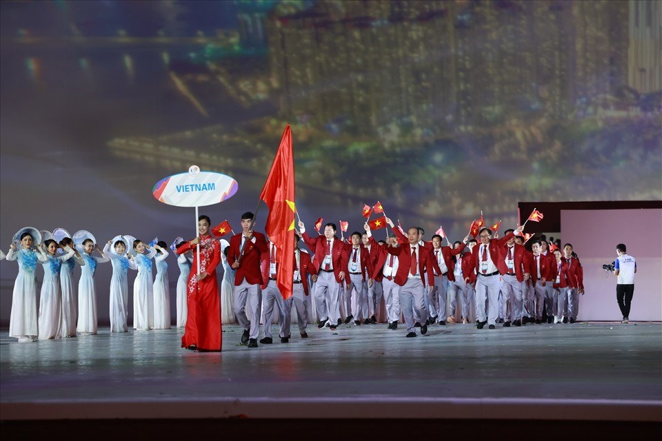 Đoàn thể thao Việt Nam nhất toàn đoàn tại SEA Games 31. Ảnh: Hải Nguyễn Đoàn thể thao Việt Nam nhất toàn đoàn tại SEA Games 31. Ảnh: Hải Nguyễn