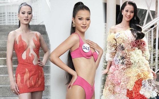 Nhan sắc người mẫu 3 lần thi Hoa hậu Hoàn vũ Việt Nam