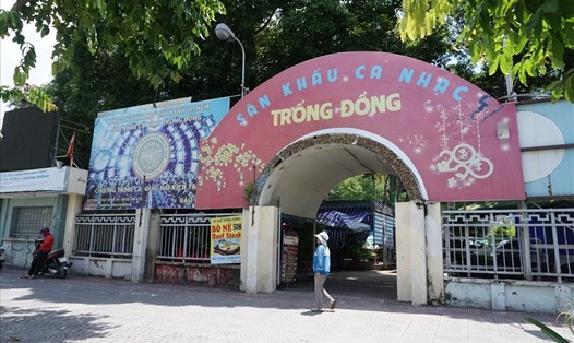 Sân khấu Trống Đồng (quận 1), nơi dự kiến triển khai dự án bãi đỗ xe ngầm quy mô 7 tầng ngầm, 3 tầng nổi. Ảnh: Minh Quân