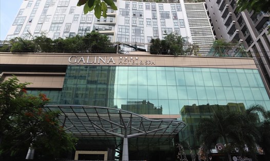 Tổ hợp khách sạn 4 sao Galina Hotel & Spa được xây dựng trên đất quốc phòng theo hình thức liên doanh, liên kết.