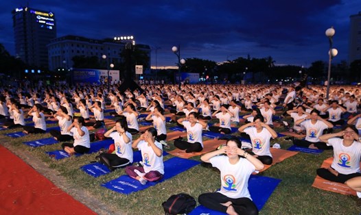 2.500 người sẽ đồng diễn yoga tại Đà Nẵng, Huế. Ảnh minh hoạ: BV
