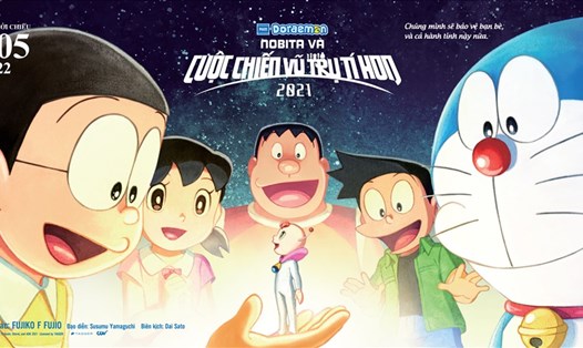 Tình tiết trong "Doraemon: Nobita và cuộc chiến vũ trụ tí hon". Ảnh: NSX.