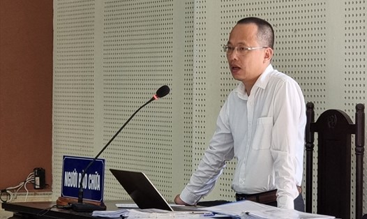 Luật sư Lê Đình Việt đề nghị tòa phúc thẩm hủy án và tuyên các bị cáo vô tội. Ảnh: QĐ