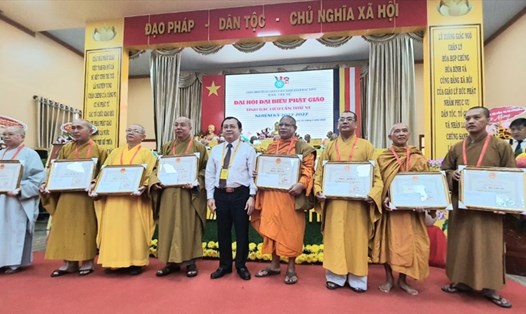 Đại hội Đại biểu Giáo hội Phật giáo Việt Nam tỉnh Bạc Liêu thành công tốt đẹp. Ảnh: Nhật Hồ