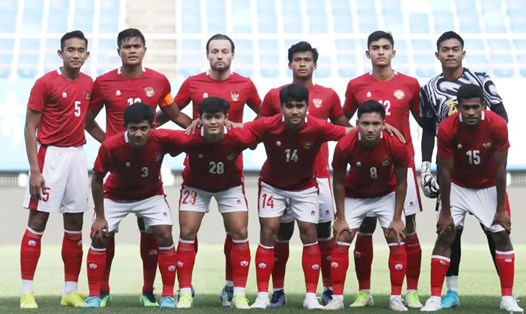 U23 Indonesia không có được lực lượng mạnh nhất ở trận mở màn SEA Games 31 với U23 Việt Nam. Ảnh: Bola