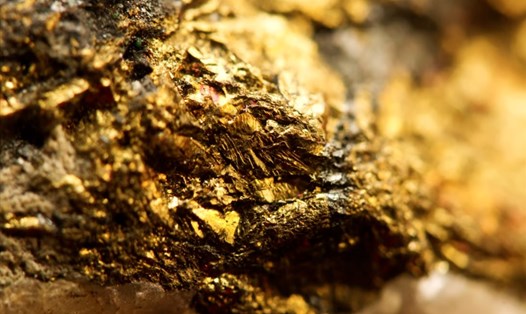 Vàng ở mỏ vàng Đông Bình, miền bắc Trung Quốc, được tạo ra bởi các chất lỏng magma trộn với nước mưa. Ảnh: Shutterstock