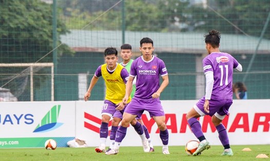 U23 Việt Nam sẽ gặp không ít khó khăn ở trận mở màn SEA Games 31 trước U23 Indonesia. Ảnh: VFF