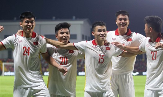 U23 Việt Nam sẽ có màn chào sân ở SEA Games trước đối thủ U23 Indonesia. Ảnh: VFF