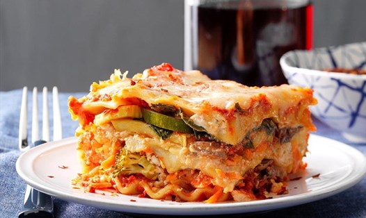 Món lasagna Ý thuần chay. Ảnh: Taste of home