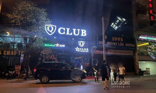 Vừa bị kiểm tra, quán bar lậu Q Club ở Việt Trì tiếp tục mở nhạc quá giờ