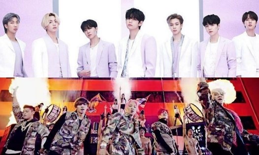 Nhóm BTS - Big Bang được yêu thích nhất tháng. Ảnh: Poster, MV.