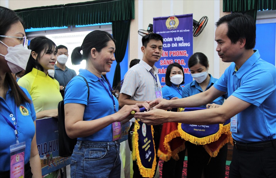 Liên đoàn Lao động thành phố Đà Nẵng khai mạc Hội thao Công nhân, viên chức, lao động lần thứ XII, năm 2022. Ảnh: Tường Minh