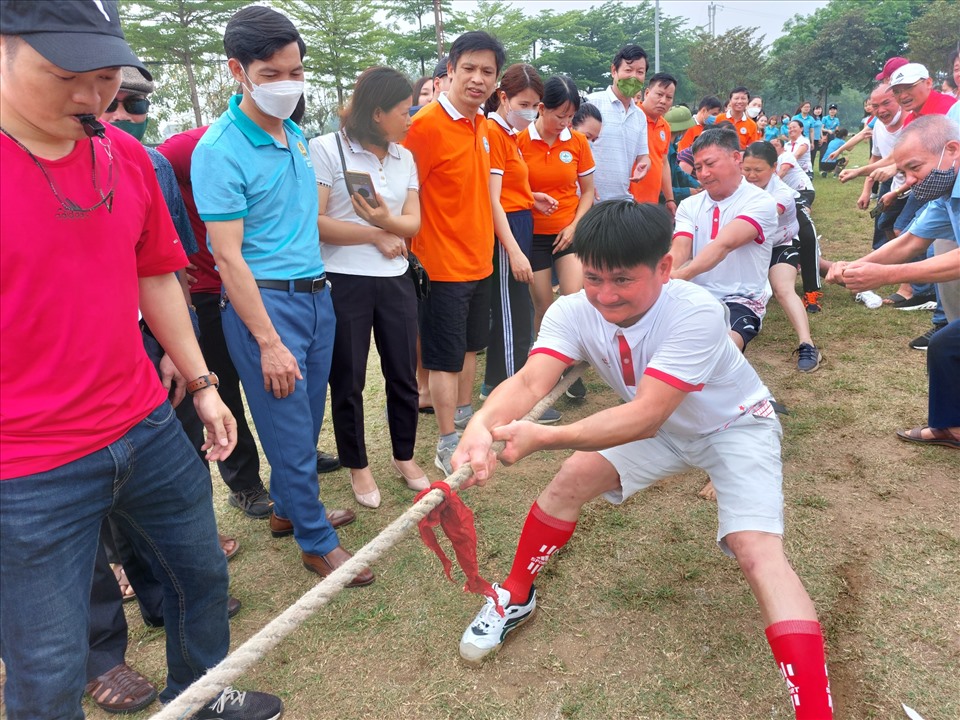 Kéo co là 1 trong 4 môn thi đấu tại Hội khoẻ. Ảnh: CĐH