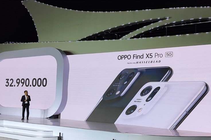 OPPO Find X5 Pro 5G ra mắt tại Việt nam giá 32,99 triệu đồng