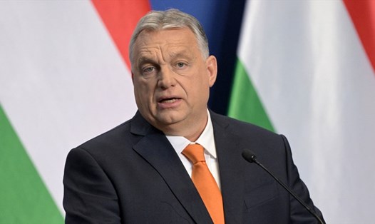 Thủ tướng Hungary Viktor Orban phản đối đề xuất cấm vận dầu của Nga. Ảnh: AFP