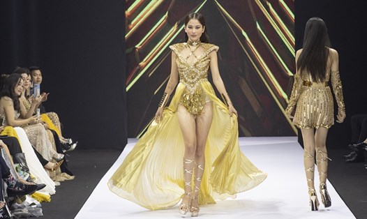 Lệ Nam chiến thắng tập 4 "Tôi là Hoa hậu Hoàn vũ Việt Nam 2022". Ảnh: NSX.