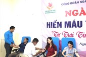Ngành giáo dục Nghệ An tổ chức ngày hội hiến máu nhân đạo