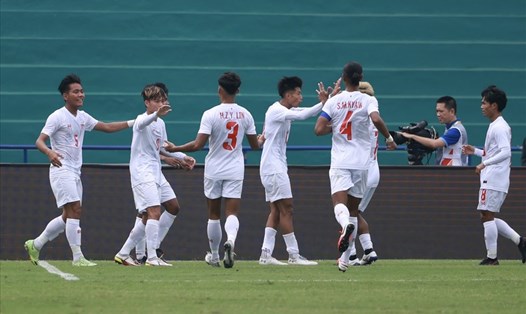 U23 Mynamr có trận thắng kịch tính trước U23 Timor-Leste ở trận ra quân của mình tại SEA Games 31. Ảnh: Hải Nguyễn
