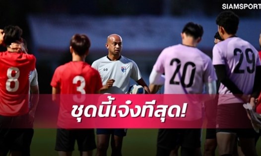 Trợ lý Choketawee rất tự tin vào sức mạnh của U23 Thái Lan. Ảnh: Siam Sports