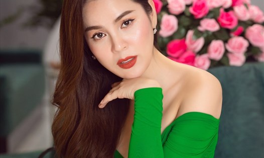 Hoa hậu Phương Lê có phát ngôn "gây sốc" về "tình trẻ" của ca sĩ Phương Thanh. Ảnh: NVCC