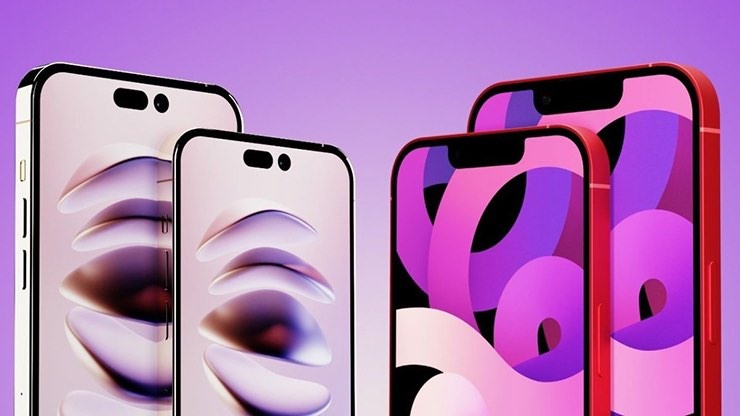 Ảnh concept bộ tứ iPhone 14. Ảnh: Apple