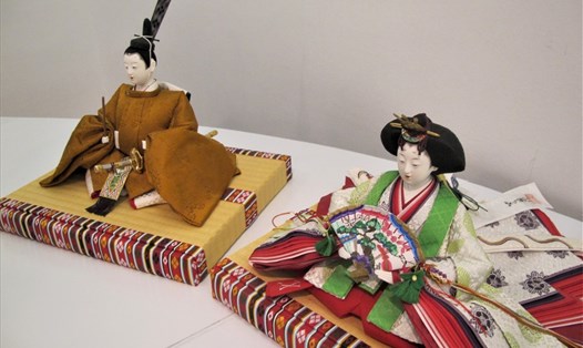 "Cặp đôi Hoàng gia" là những con búp bê được sử dụng trong lễ hội Matsuri để cầu nguyện cho hạnh phúc của các bé gái. Ảnh: L.Q.V