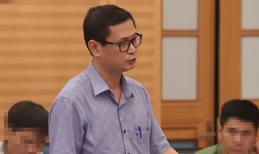 Giám đốc CDC Hà Nội Trương Quang Việt bị cáo buộc có sai phạm trong vụ Việt Á. Ảnh: Phạm Đông