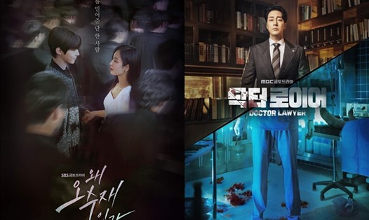 "Why Her?" và "Doctor Lawyer" là hai bộ phim Hàn đang được nhiều khán giả yêu thích. Ảnh: SBS, MBC