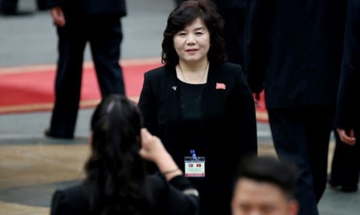 Bà Choe Son-hui được bổ nhiệm làm Bộ trưởng Ngoại giao Triều Tiên. Ảnh: KCNA