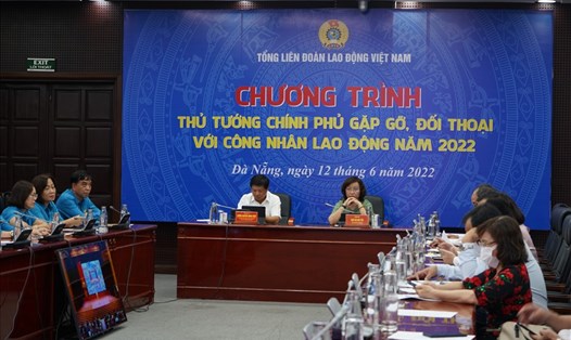 Nhiều kiến nghị của người lao động trong chương trình đối thoại với Thủ tướng Chính phủ. Ảnh: Thanh Chung
