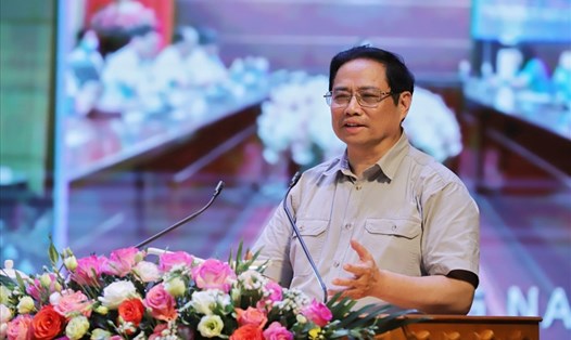 Thủ tướng Phạm Minh Chính phát biểu tại chương trình. Ảnh: Hải Nguyễn.