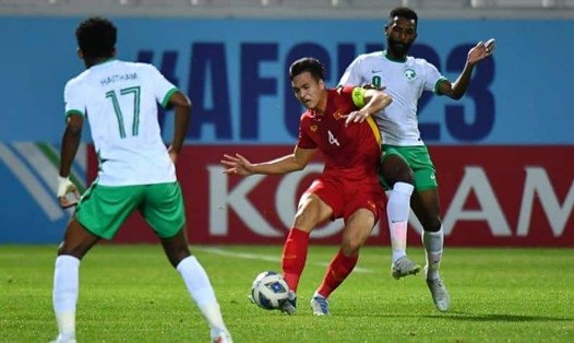 U23 Việt Nam nhận bàn thua đầu tiên sau khoảnh khắc mất tập trung. Ảnh: VFF