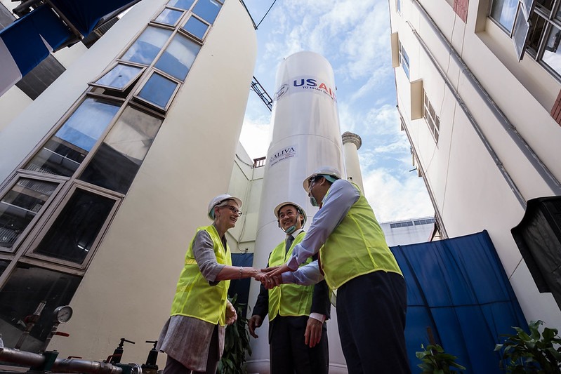 Việt-Mỹ khởi động lắp đặt hệ thống ôxy lỏng mới tại Bệnh viện Bạch Mai
