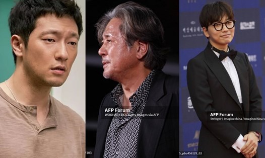 Diễn viên Son Seok Gu, Choi Min Sik, Lee Dong Hwi (từ trái qua). Ảnh: Poster JTBC, AFP.
