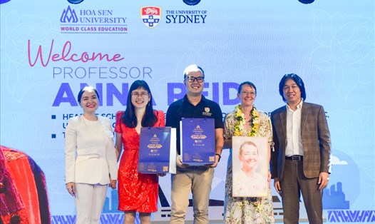 Trường Đại học Hoa Sen là đối tác giáo dục duy nhất tại TPHCM của Nhạc viện Sydney, Đại học Sydney trong chuyến thăm Việt Nam lần này. Ảnh: Huyên Nguyễn