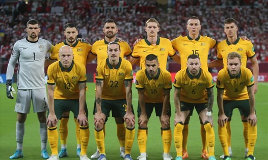 Đội tuyển Australia giành vé dự World Cup 2022. Ảnh: AFP