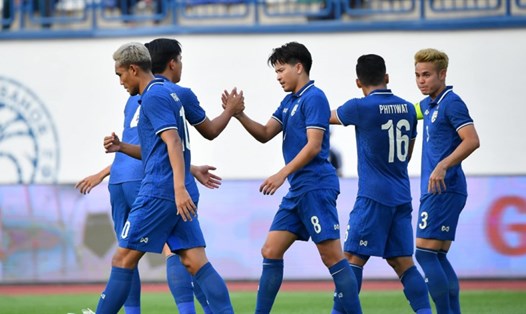 Tuyển Thái Lan có vé dự Asian Cup 2023 dù chưa thi đấu trận vòng loại cuối cùng gặp Uzbekistan. Ảnh: Thairath