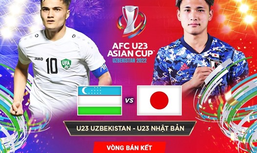 Đội chủ nhà Uzbekistan khó cản U23 Nhật Bản ở bán kết U23 Châu Á 2022.