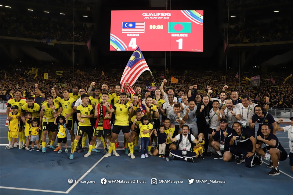Đội tuyển Malaysia, Indonesia giành vé dự Asian Cup 2023