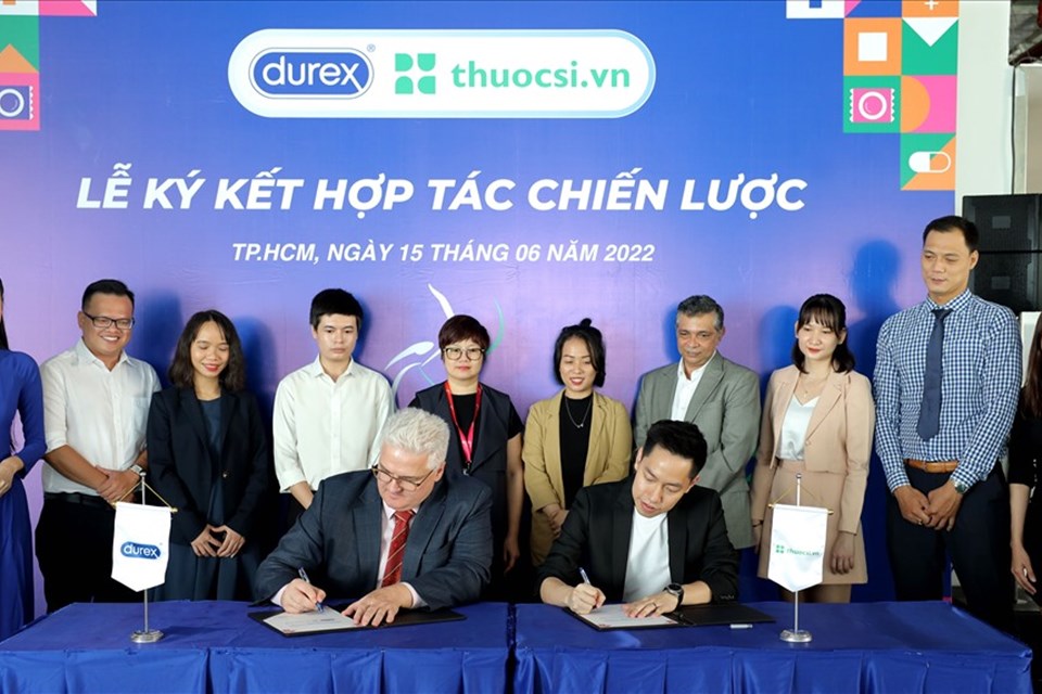 Thương hiệu bao cao su Durex và Thuocsi.vn công bố hợp tác chiến lược Thương hiệu bao cao su Durex và Thuocsi.vn công bố hợp tác chiến lược