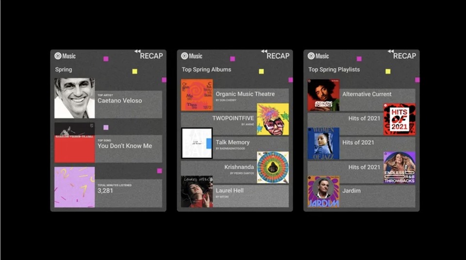 Giao diện Bản tóm tắt trong Youtibe Music. Ảnh: Youtube.