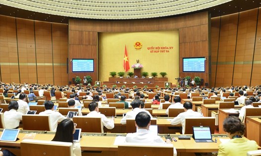 Quốc hội thông qua Nghị quyết về chủ trương đầu tư dự án đầu tư xây dựng đường bộ cao tốc Biên Hòa - Vũng Tàu giai đoạn 1. Ảnh: MH