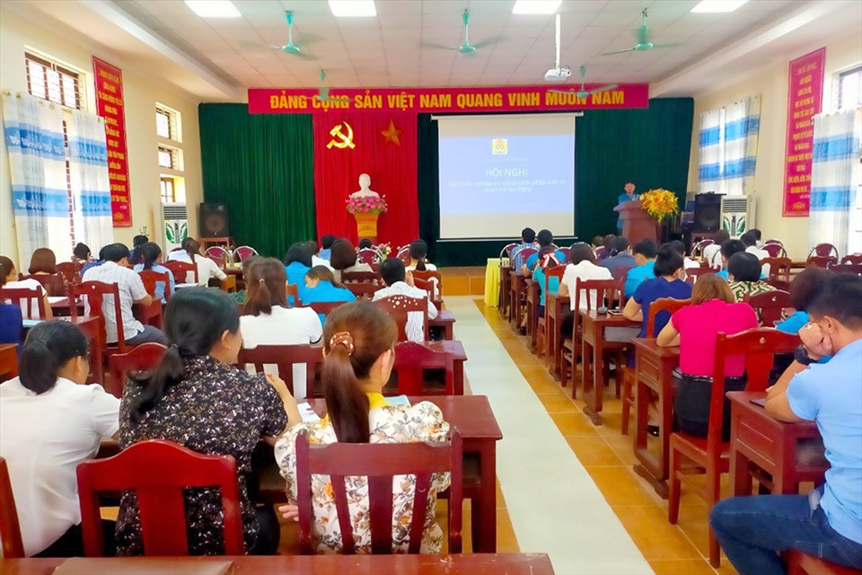 Toàn cảnh buổi tập huấn.
