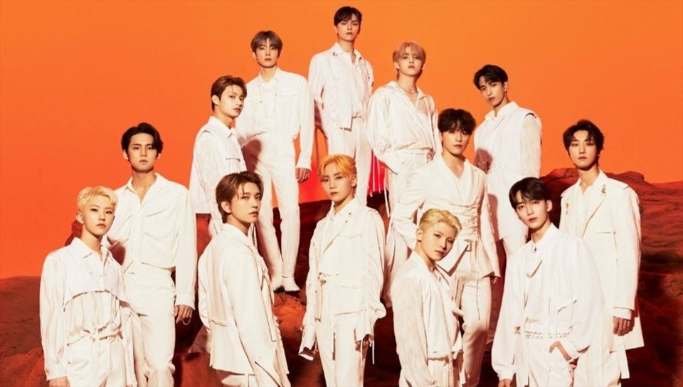 "HOT" của SEVENTEEN đứng đầu tại bảng xếp hạng âm nhạc hàng tuần của Soompi. Ảnh: Twitter "HOT" của SEVENTEEN đứng đầu tại bảng xếp hạng âm nhạc hàng tuần của Soompi. Ảnh: Twitter