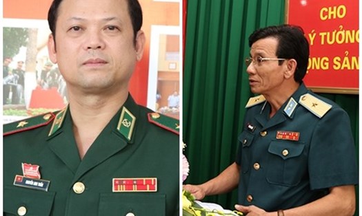Thiếu tướng Nguyễn Anh Tuấn (trái) và Thiếu tướng Trần Ngọc Quyến được Thủ tướng bổ nhiệm giữ chức vụ mới.